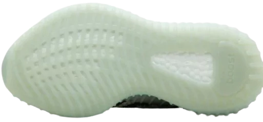 Back View of Yeezy Boost 350 V2 Blue Tint